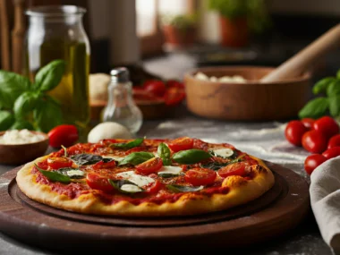 Spinach and Artichoke Pizza