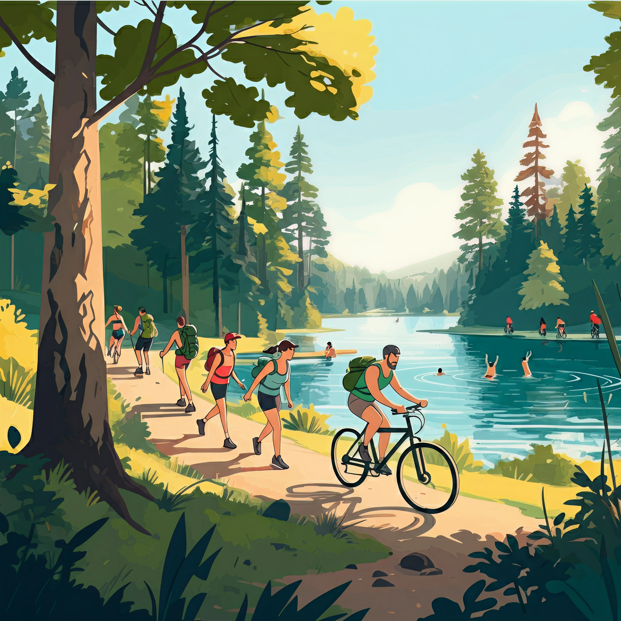 example of active recreation
